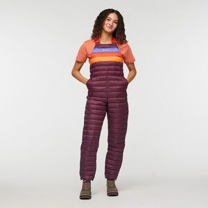 Cotopaxi Women’s Fuego Down Puffy Overall - Wine Stripes - XS